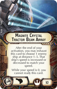 Magnite Crystal Tractor Beam Array